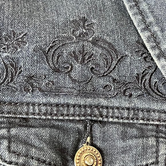 NWOT Baccini denim Jacket Petite XL - Picture 4 of 12